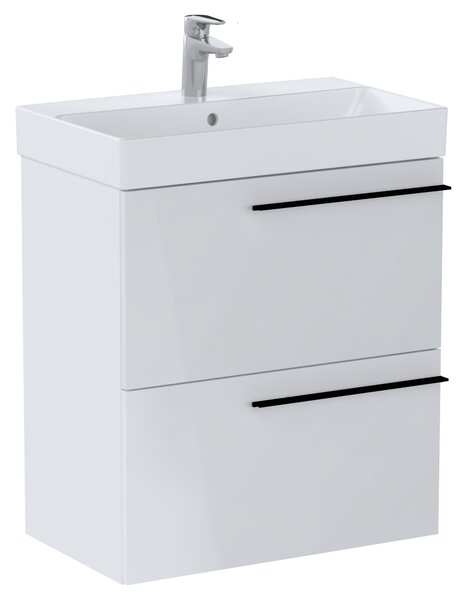 Roca Ella skříňka 58.5x34.6x63.5 cm pod umyvadlo závěsná bílá A857778806
