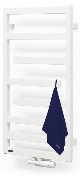 Oltens Flamma koupelnový radiátor designově 88x50 cm bílá 55014000
