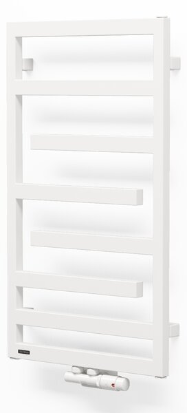 Oltens Flamma koupelnový radiátor designově 88x50 cm bílá 55014000