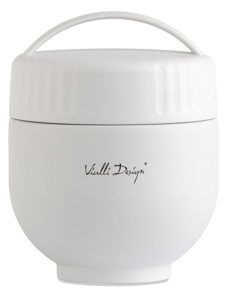 Bílá termoska na jídlo z nerezové oceli 680 ml Fuori – Vialli Design