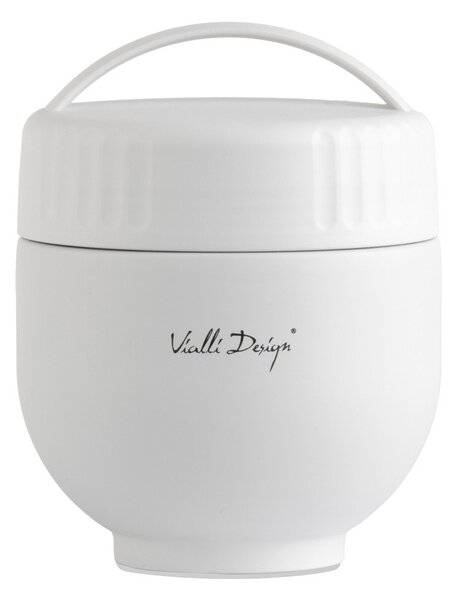 Bílá termoska na jídlo z nerezové oceli 680 ml Fuori – Vialli Design