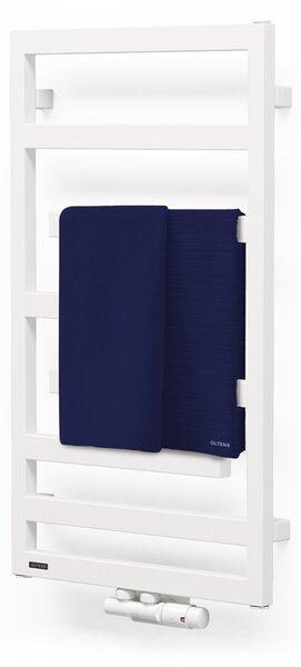 Oltens Flamma koupelnový radiátor designově 88x50 cm bílá 55014000