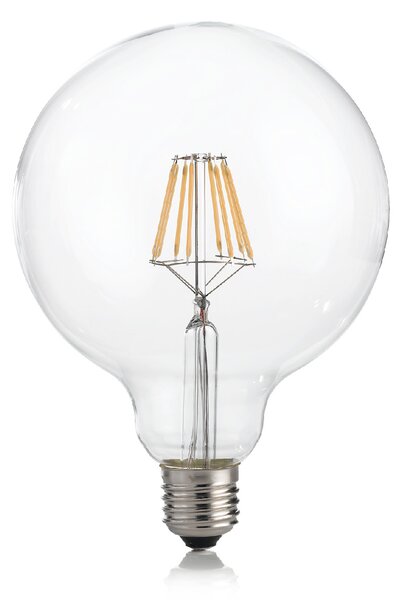 GLOBO LED žárovka E27 G125 8W 860lm 3000K čirá, nestmívatelná