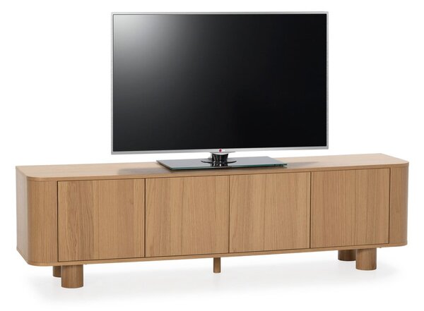 TV stolek v dekoru dubu v přírodní barvě 180x50,5x40 cm Padoc – MOME