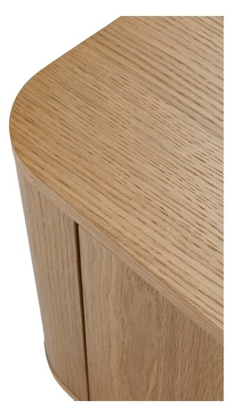 TV stolek v dekoru dubu v přírodní barvě 180x50,5x40 cm Padoc – MOME
