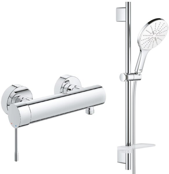 Sada sprchová sada Grohe Vitalio SmartActive 26598000, sprchová baterie Grohe Essence 33636001