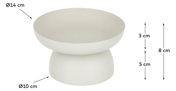 Kovový dekorační tác ø 14 cm Kaili – Kave Home