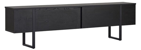 Černý TV stolek 180x50x30 cm Onera – Kalune Design