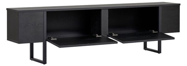 Černý TV stolek 180x50x30 cm Onera – Kalune Design