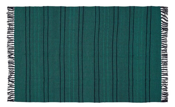 Zelená bavlněná deka 140x200 cm Tap – Hübsch