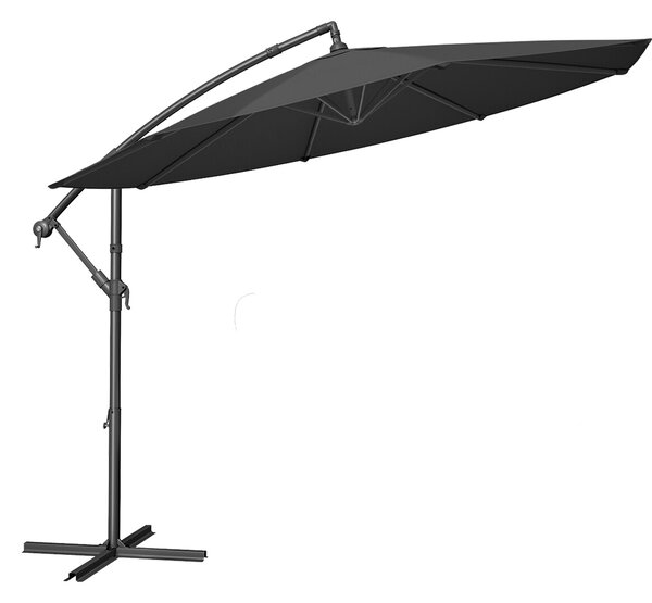 Vikio Zahradní slunečník pr.300 cm se stojanem šedý AZL104S