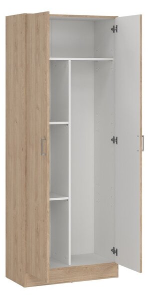 Šatní skříň v dekoru dubu v přírodní barvě 70x181x36 cm Focus – Tvilum