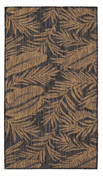 Černý/hnědý vnitřní a venkovní koberec 60x100 cm Mira 1451 – Ayyildiz Carpets