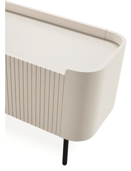 Krémový TV stolek 180x55x40 cm Willa – MOME