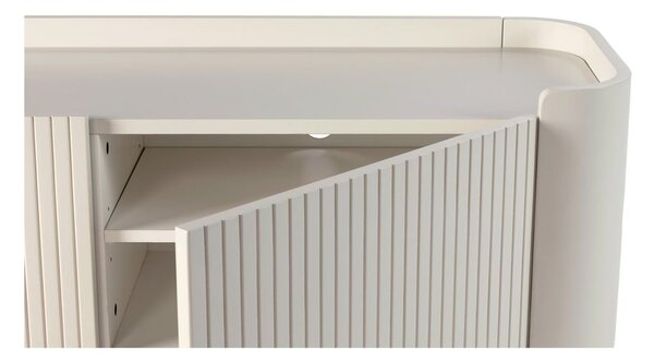 Krémový TV stolek 180x55x40 cm Willa – MOME