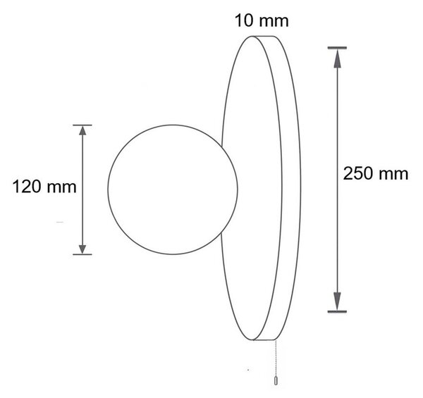 Béžové kamenné nástěnné svítidlo ø 12 cm Hilde – Opviq lights