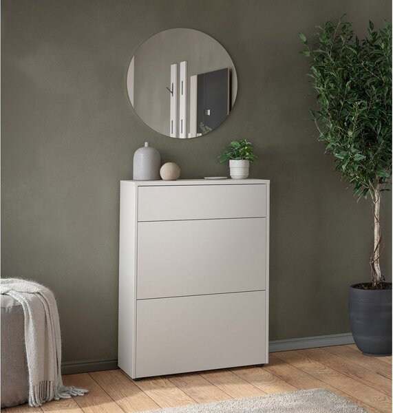 Krémová matná skříňka 70x99x34 cm Binetto – Germania