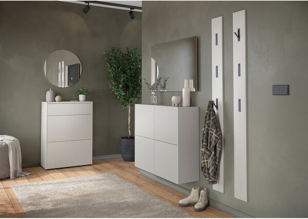 Krémová matná skříňka 70x99x34 cm Binetto – Germania