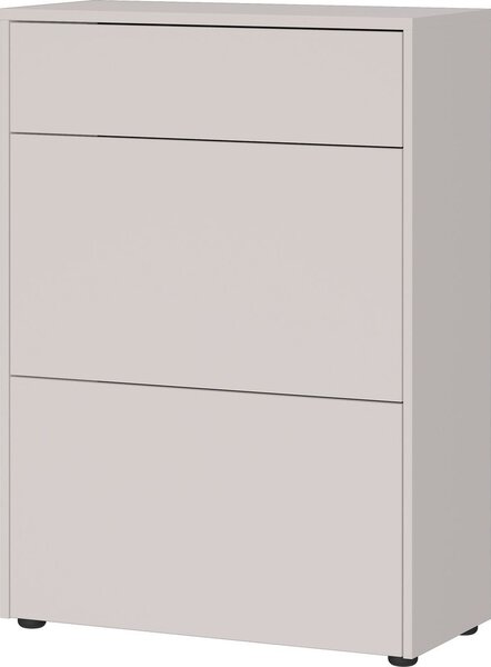 Krémová matná skříňka 70x99x34 cm Binetto – Germania