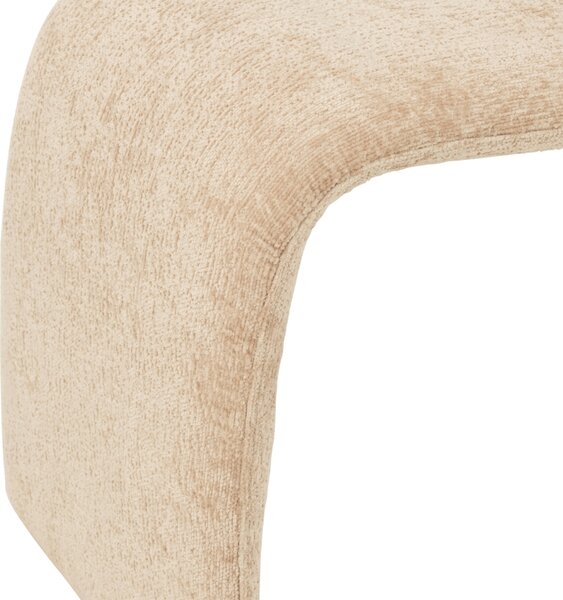 Béžová čalouněná stolička J-line Naute 46 cm