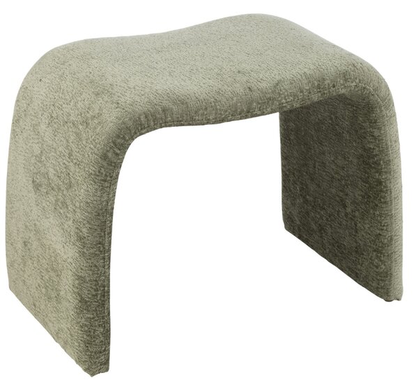 Zelená čalouněná stolička J-line Naute 46 cm