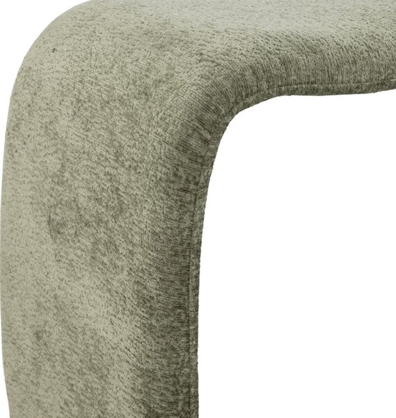 Zelená čalouněná stolička J-line Naute 46 cm