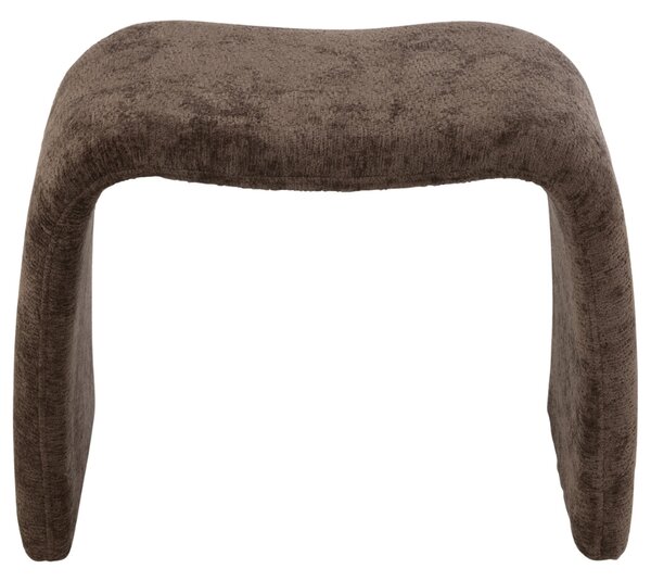 Hnědá čalouněná stolička J-line Naute 46 cm
