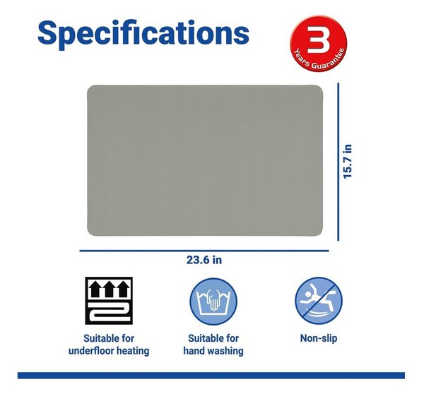 Zelená textilní koupelnová předložka 40x60 cm Green – Wenko