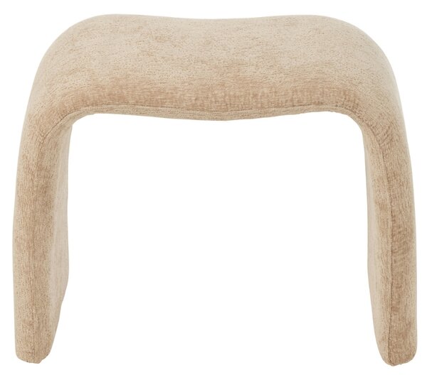 Béžová čalouněná stolička J-line Naute 46 cm