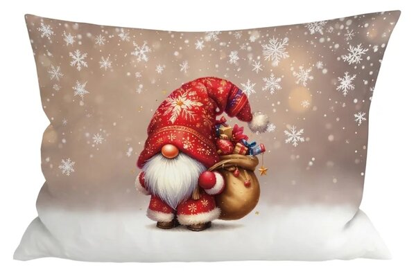 Sada 2 povlaků na polštář 3D SANTA GNOME 50x70 cm