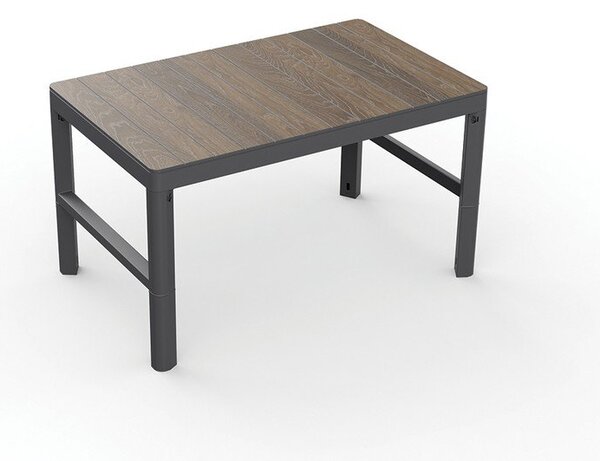 Zahradní konferenční stolek v dekoru ořechu 71,5x116 cm Lyon – Keter