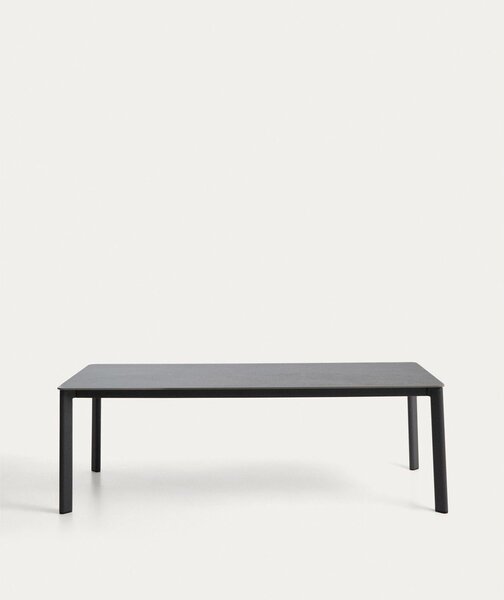 Zahradní jídelní stůl s deskou z kamene 100x220 cm Anafi – Kave Home