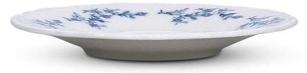 Bílý/modrý porcelánový podšálek ø 12 cm Retro – BonBistro