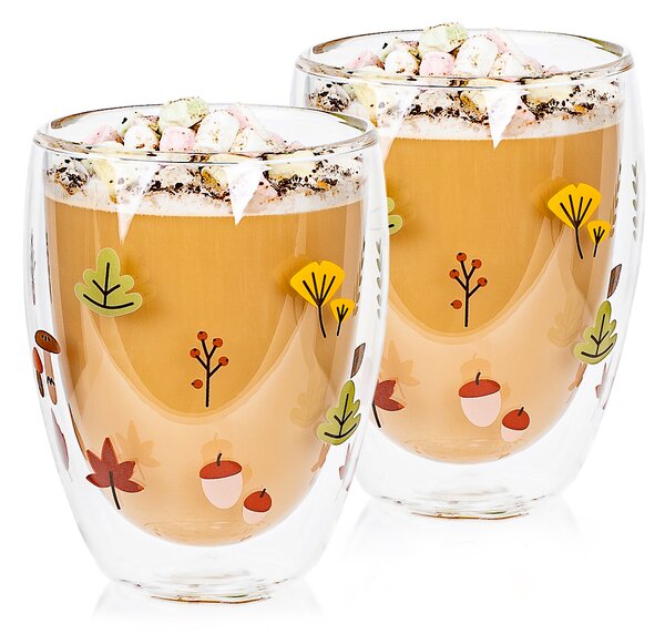 4Home Termo sklenice Autumn Hot&Cool 350 ml, 2 ks