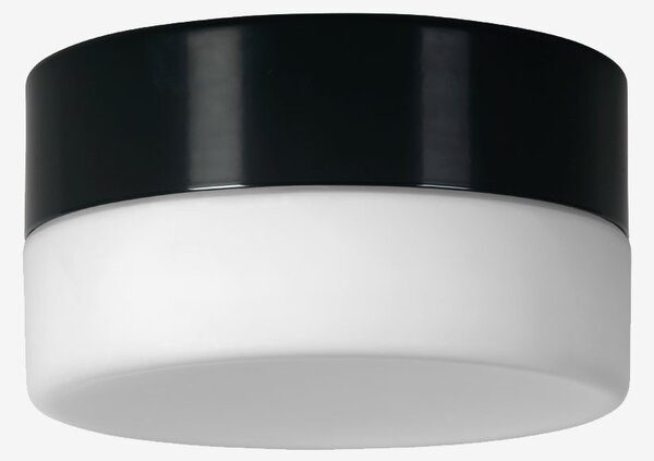 Lucis BS14.K1.N14.33 Nomia, stropní svítidlo v kombinaci bílého skla a černého límce, 5,7W LED 3000K, prům.14cm