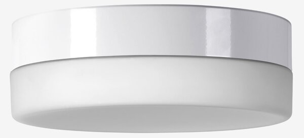 Lucis BS24.K1.N24.31 Nomia, stropní svítidlo v kombinaci bílého skla a bílého límce, 14,2W LED 3000K, prům.24cm