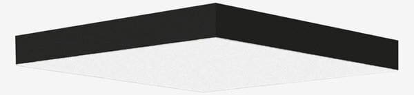 Lucis IB.L1.330.93 Izar B, čtvercové stropní svítidlo z akrylátového skla LED 10,2W 3000K 33x33 cm, černá