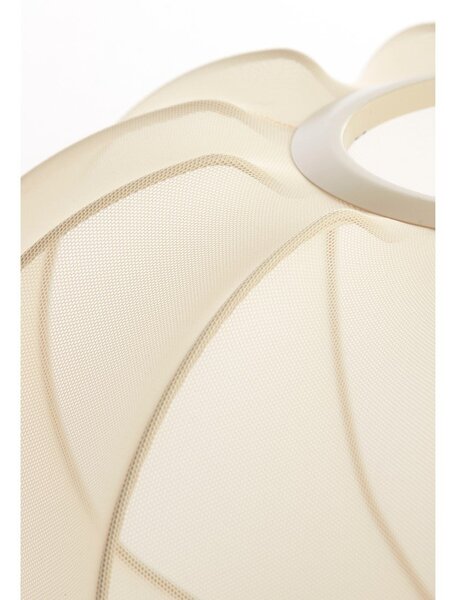 Krémové stropní svítidlo s textilním stínidlem ø 40 cm Plumalia – Light & Living