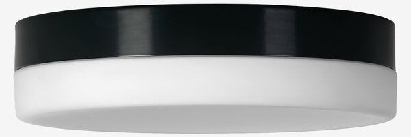 Lucis BS34.K1.N34.33 Nomia, stropní svítidlo v kombinaci bílého skla a černého límce, 32W LED 3000K, prům.34cm