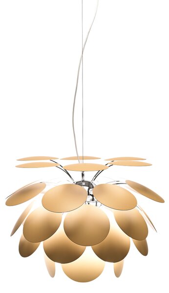Marset A620-114 Discocó 53, španělské závěsné svítidlo, 1x14W LED E27, béžová, průměr 53cm