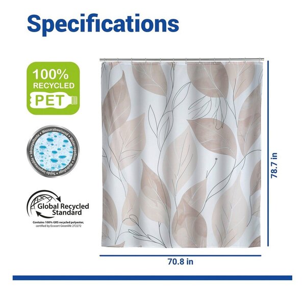 Sprchový závěs 200x180 cm Pula – Wenko
