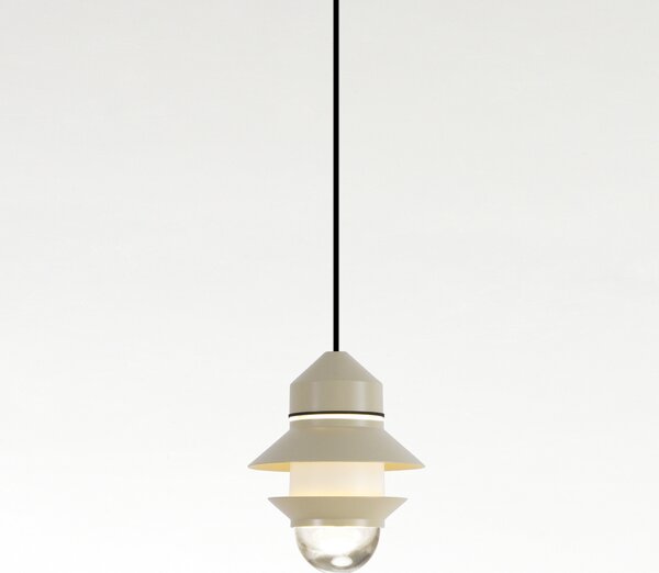 Marset A654-051 Santorini IP20, závěsné svítidlo, 1x8W E27, písková barva, výška 25,8cm