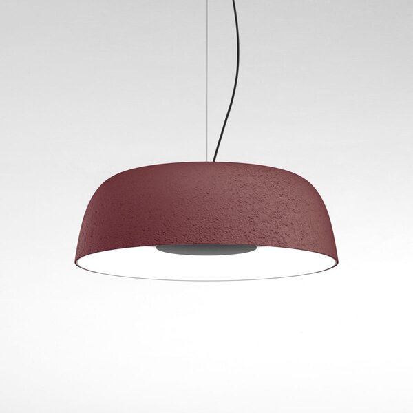 Marset A681-262 Djembé 65.23, červené závěsné svítidlo, 28,5W LED 2700K stmívatené, prům. 63cm