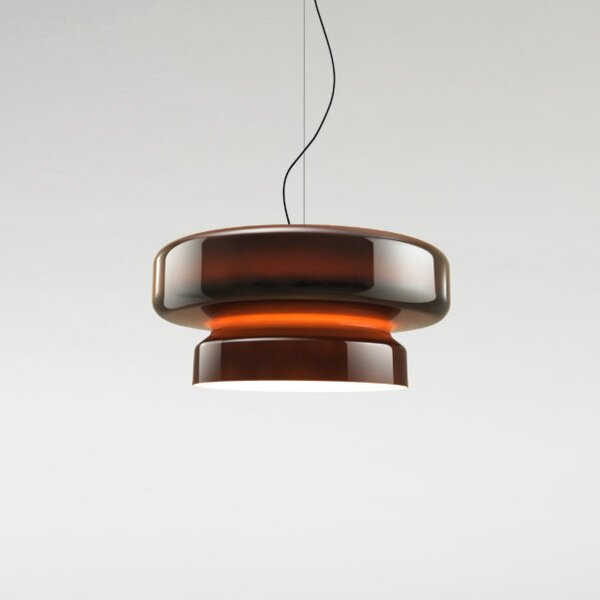 Marset A698-003 Bohemia 84, ambrové závěsné svítidlo, 28,5W LED 2700K stmívatené, prům. 84cm
