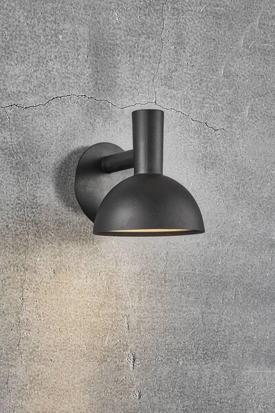 Nordlux 75181003 Arki, venkovní nástěnné svítidlo, 1xE27 max 20W, kov, černá, IP54, průměr 20cm