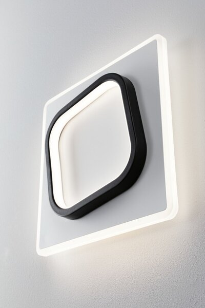 PAULMANN LED nástěnné svítidlo 2Form 4000K / 230V 13W / 9W bílá/černá
