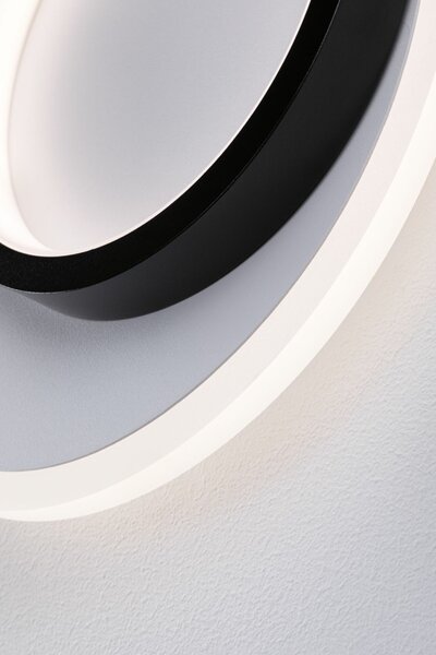 PAULMANN LED nástěnné svítidlo 2Form 4000K / 230V 9,5W / 7W bílá/černá