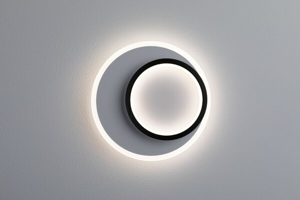 PAULMANN LED nástěnné svítidlo 2Form 4000K / 230V 9,5W / 7W bílá/černá