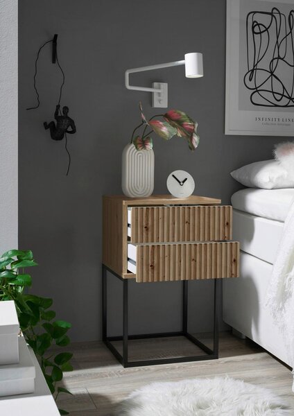 Noční stolek MARLE dub Artisan