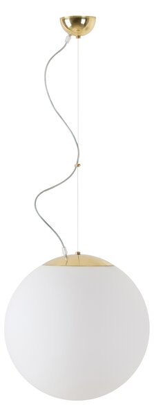 Osmont ADR42472 Adria L3-MS, závěsné svítidlo, 1x150W, opálové sklo, mosazná montura, prům.40cm
